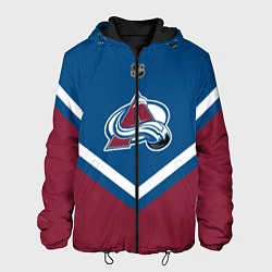Куртка с капюшоном мужская NHL: Colorado Avalanche, цвет: 3D-черный