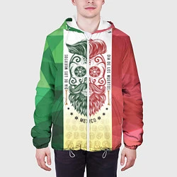 Куртка с капюшоном мужская Мексика, цвет: 3D-белый — фото 2