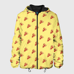 Куртка с капюшоном мужская Рай пиццы, цвет: 3D-черный