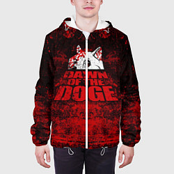 Куртка с капюшоном мужская Dawn of the Doge, цвет: 3D-белый — фото 2