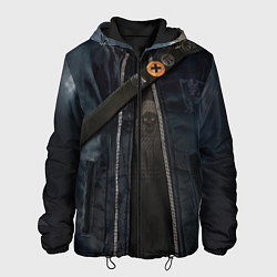 Куртка с капюшоном мужская Watch Dogs 2 цвета 3D-черный — фото 1