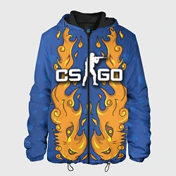 Куртка с капюшоном мужская CS:GO Fire Elemental, цвет: 3D-черный