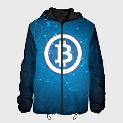 Мужская куртка Bitcoin Blue