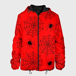 Куртка с капюшоном мужская Рассадник пауков, цвет: 3D-черный