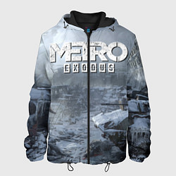 Куртка с капюшоном мужская Metro Exodus: Cold Winter, цвет: 3D-черный
