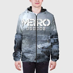 Куртка с капюшоном мужская Metro Exodus: Cold Winter, цвет: 3D-черный — фото 2
