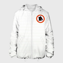 Куртка с капюшоном мужская A S Roma - WHITE N 98 NEW 2022, цвет: 3D-белый