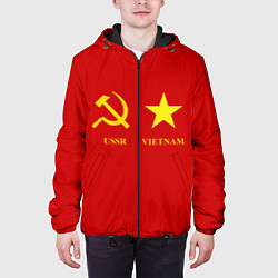 Куртка с капюшоном мужская СССР и Вьетнам, цвет: 3D-черный — фото 2