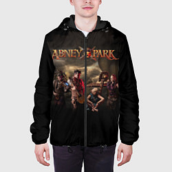 Куртка с капюшоном мужская Abney Park, цвет: 3D-черный — фото 2