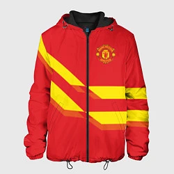 Куртка с капюшоном мужская Manchester United 3, цвет: 3D-черный