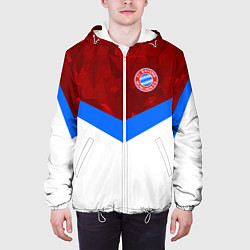 Куртка с капюшоном мужская Bayern FC: Sport, цвет: 3D-белый — фото 2