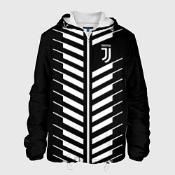 Куртка с капюшоном мужская FC Juventus: Creative, цвет: 3D-белый