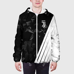 Куртка с капюшоном мужская FC Juventus: Abstract, цвет: 3D-белый — фото 2