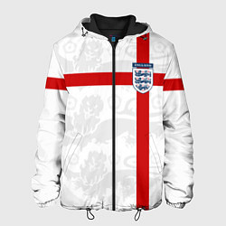 Куртка с капюшоном мужская Сборная Англии, цвет: 3D-черный
