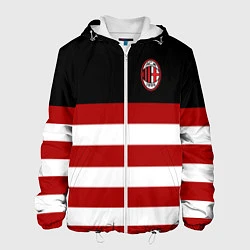 Куртка с капюшоном мужская АC Milan: R&W, цвет: 3D-белый