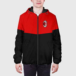 Куртка с капюшоном мужская АC Milan: R&B Sport, цвет: 3D-черный — фото 2