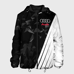 Куртка с капюшоном мужская Audi: Black Poly цвета 3D-черный — фото 1