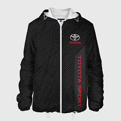 Куртка с капюшоном мужская Toyota: Sport Line, цвет: 3D-белый