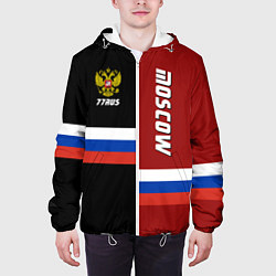Куртка с капюшоном мужская Moscow, Russia, цвет: 3D-белый — фото 2