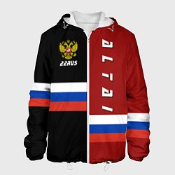 Куртка с капюшоном мужская Altai, Russia, цвет: 3D-белый
