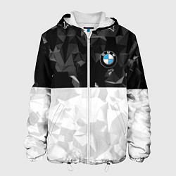 Куртка с капюшоном мужская BMW BLACK COLLECTION, цвет: 3D-белый