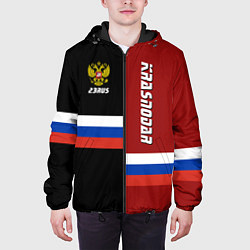 Куртка с капюшоном мужская Krasnodar, Russia цвета 3D-черный — фото 2