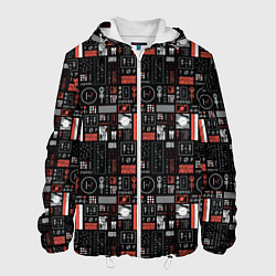 Куртка с капюшоном мужская Twenty One Pilots: Pattern, цвет: 3D-белый