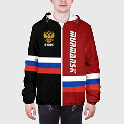 Куртка с капюшоном мужская Murmansk, Russia, цвет: 3D-белый — фото 2