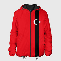 Куртка с капюшоном мужская Турция, цвет: 3D-черный