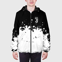 Куртка с капюшоном мужская FC Juventus Sport, цвет: 3D-черный — фото 2