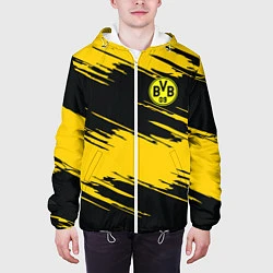 Куртка с капюшоном мужская BVB 09: Yellow Breaks, цвет: 3D-белый — фото 2