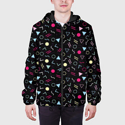 Куртка с капюшоном мужская 80 Battaries, цвет: 3D-черный — фото 2