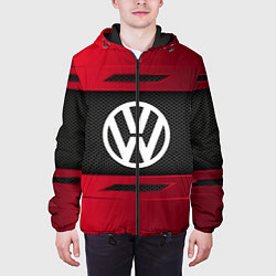 Куртка с капюшоном мужская Volkswagen Collection, цвет: 3D-черный — фото 2