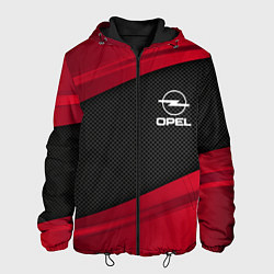Куртка с капюшоном мужская Opel: Red Sport, цвет: 3D-черный