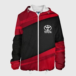 Куртка с капюшоном мужская Toyota: Red Sport, цвет: 3D-белый