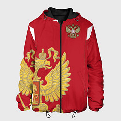 Куртка с капюшоном мужская Сборная России: эксклюзив, цвет: 3D-черный