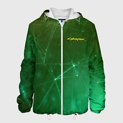 Мужская куртка Cyberpunk 2077: Green Network