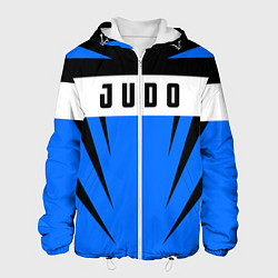 Куртка с капюшоном мужская Judo Fighter, цвет: 3D-белый