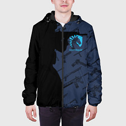 Куртка с капюшоном мужская CS:GO Team Liquid, цвет: 3D-черный — фото 2