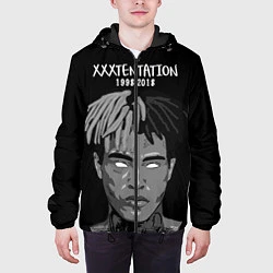 Куртка с капюшоном мужская XXXTentacion: 1998-2018, цвет: 3D-черный — фото 2