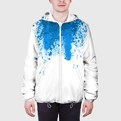 Куртка с капюшоном мужская Android Blood: White, цвет: 3D-белый — фото 2