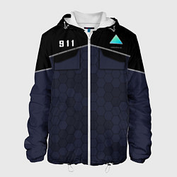 Куртка с капюшоном мужская Detroit: COP 911, цвет: 3D-белый