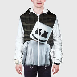 Куртка с капюшоном мужская Marshmallow DJ, цвет: 3D-белый — фото 2