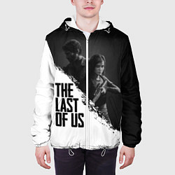 Куртка с капюшоном мужская The Last of Us: White & Black, цвет: 3D-белый — фото 2