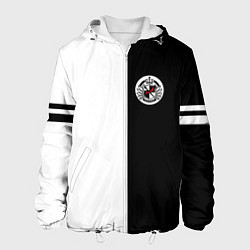 Куртка с капюшоном мужская Monokuma School, цвет: 3D-белый