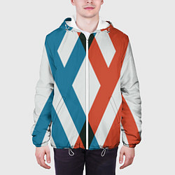 Куртка с капюшоном мужская Darling in the Franxx, цвет: 3D-белый — фото 2