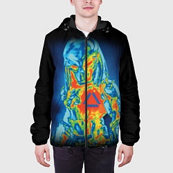 Куртка с капюшоном мужская Predator Vision, цвет: 3D-черный — фото 2