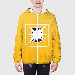 Куртка с капюшоном мужская R6S: Blitz, цвет: 3D-белый — фото 2