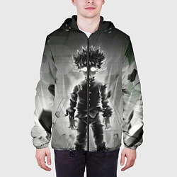 Куртка с капюшоном мужская Mob Psycho, цвет: 3D-черный — фото 2