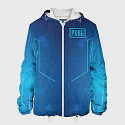 Мужская куртка PUBG: Blue Hexagons